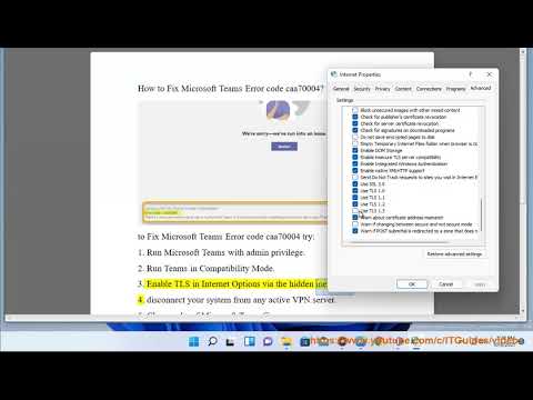 Fix Microsoft Teams Error Code Caa70004 On Windows 11 10