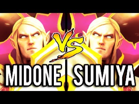 EPIC INVOKER BATTLE OF HISTORY - MidOne vs SumiYa Dota 2 [MUST WATCH]
