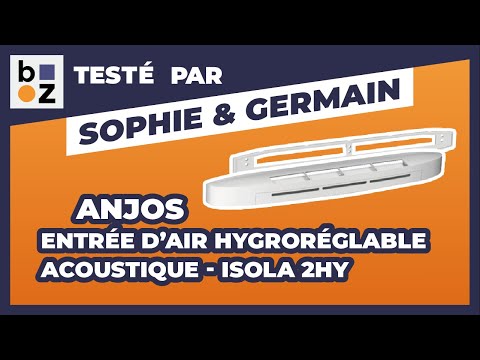 Entrée d'air hygroréglable acoustique Isola HY ANJOS