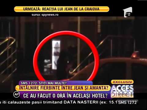 Jean de la Craiova, întâlnire suspectă cu o "căprioară" la un hotel