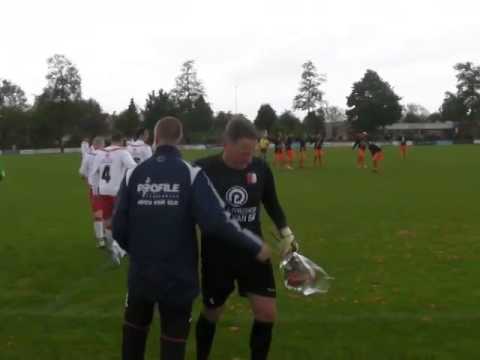 publiekswissel Bart Wouters laatste competitiewedstrijd op 11 mei 2014