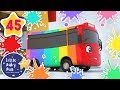 Learn Colors! - Rainbow Bus! | +More Baby Songs | Nursery Rhymes | Little Baby Bum