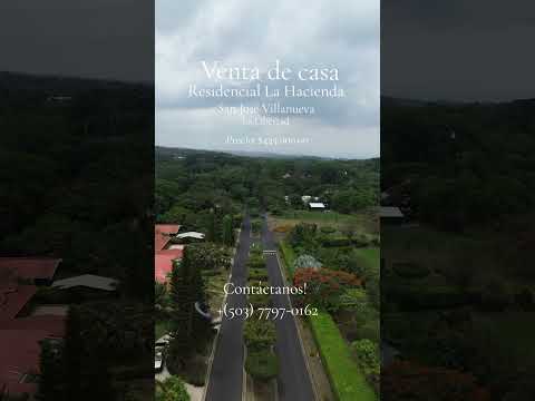 Casa en venta Residencial La Hacienda,  San José Villanueva #Casa #Venta #LaLibertad #LaHacienda #sv