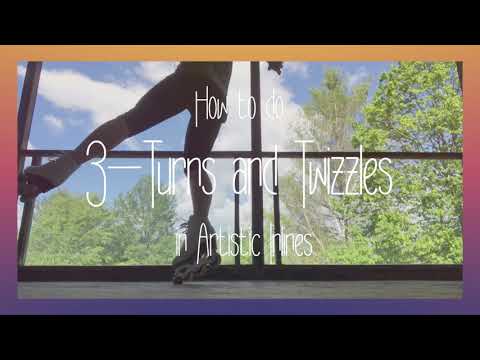 3-Turns and Twizzles on Inline Figure Skates