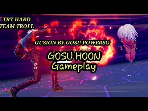 GOSU HOON GUSION ||Gusion CARRY TEAM ||TRY HARD GAMEPLAY By Gosu Powersg ||Hoon