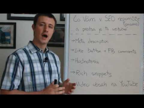 BE VISIBLE! videoblog #5 - Čo vám v SEO priamo nepomôže a predsa je to užitočné