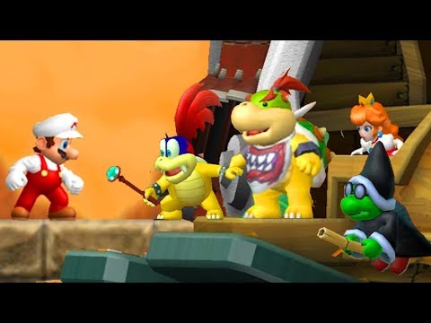 New Super Mario Sunshine Paradise - Walkthrough #03 Kamek & Koopalings Video