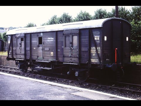 SR type Parcels Vans (Van B, BY, PMV, CCT), 1968-1986. Does not include departmental conversions.