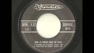 John Lee Hooker - I Love To See You Walking (Sing The Blues EP) (Visadisc FRA)