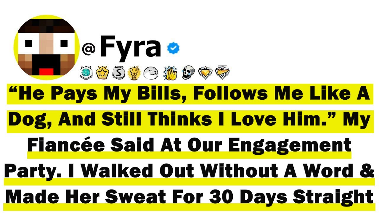 “He Pays My Bills, Follows Me Like A Dog, And Still Thinks I Love Him” My Fiancée Said At Our Engage