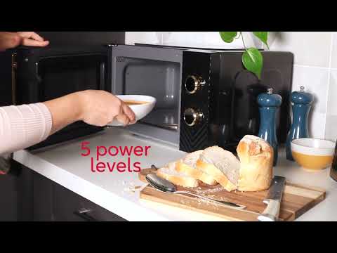Russell Hobbs RHMM723G 17L Grey Groove Manual Microwave Product Video