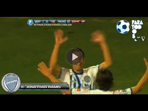 Gol de Ramis. Godoy Cruz 2 - Tigre 0. Fecha 8. Torneo Inicial 2013. Fútbol Para Todos