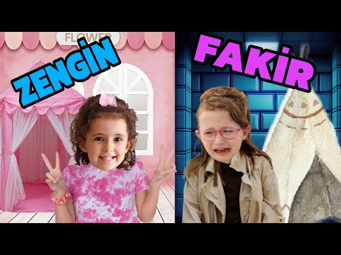 ZENGİN FAKİR ÇADIR KURDUK ! KİM ZENGİN KİM FAKİR !! BAHAR BANU ALYA ASEL MİRA !!