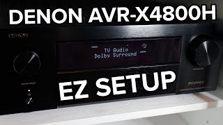 Video thumbnail for Simple Setup of the Denon AVR-X4800H 9.4ch 8K AV Receiver by Youthman | Obsessed Home Theater