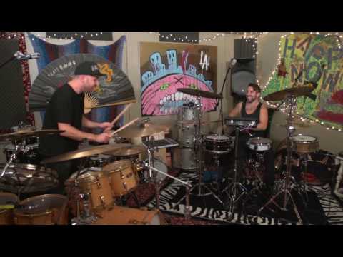 Drummers In A Drum Room | Derek Taylor of BANKS with Elmo Lovano