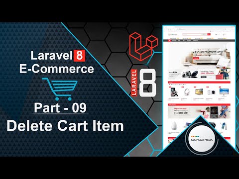 Laravel 8 E Commerce Delete Cart Item