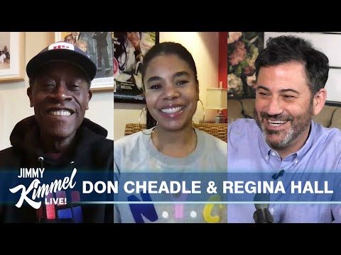 Jimmy Kimmel Mediates Dispute Between Don Cheadle & Regina Hall