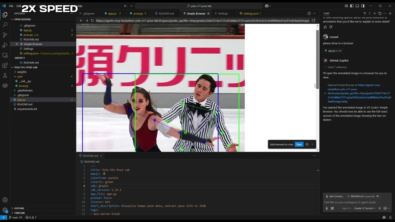 Gradio Agents MCP Hackathon YOLO v11 Pose Lab