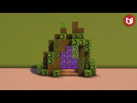 INSANE Jungle Nether Portal Build - Minecraft #short