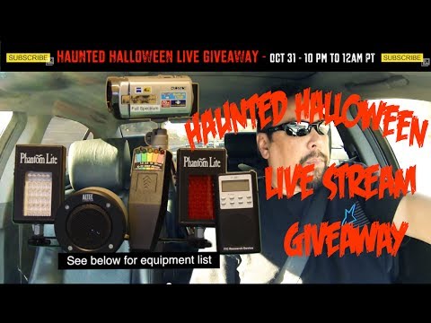 Cary House - OVER -Haunted Halloween Live Stream Giveaway in a Haunted Hotel