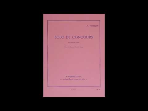 Messager - Solo de Concours - for clarinet and piano