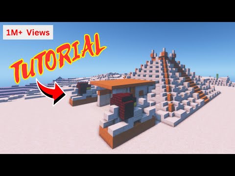 How To Build A Pyramid Base For Survival In Minecraft | *Tutorial*