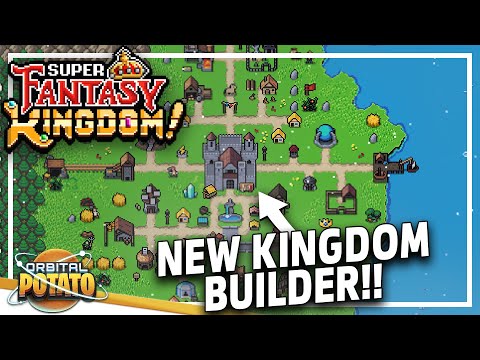 SUPER Promising New City Builder!! - Super Fantasy Kingdom - Base Building Colony Sim