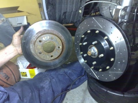 Nissan Altima AP Racing Brakes Install, Big Stopping Power!