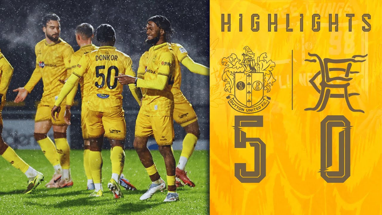 Watch: Sutton United 5-0 Horley Town | Highlights