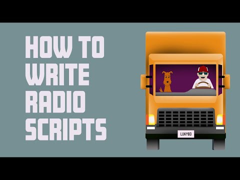 How to write a radio commercial script