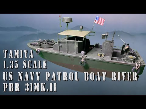 1:35 scale U.S. Navy PBR31Mk. II Patrol Boat River from Tamiya.