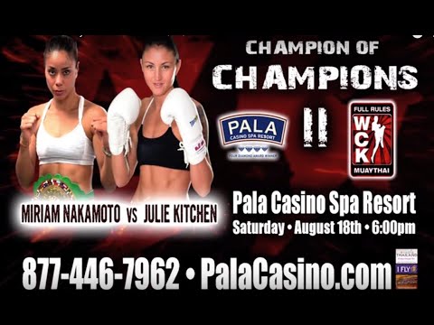 Miriam Nakamoto vs Julie Kitchen WCK MUAYTHAI Pala Casino 2013 #35RAW #muaythai #foxsports #fight