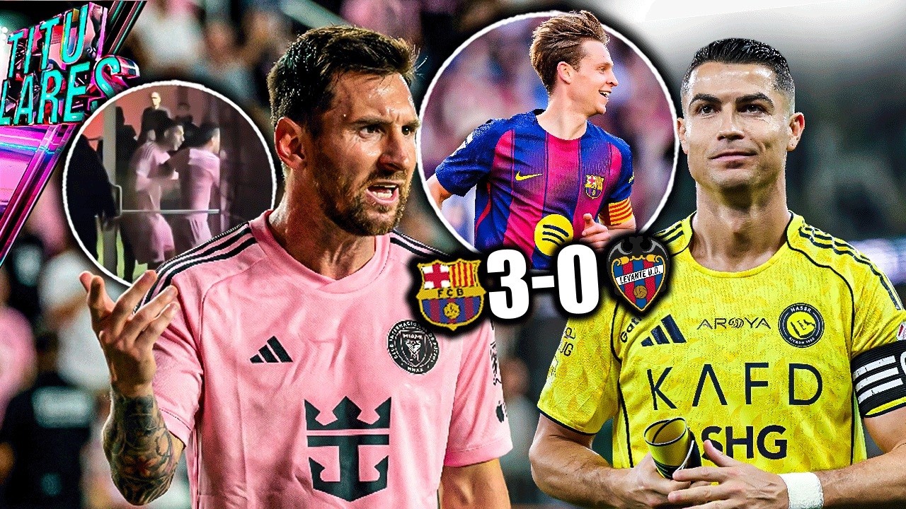 Trump quiere a Cristiano y el Bicho elige | Messi explota contra árbitros | Barça golea y es líder