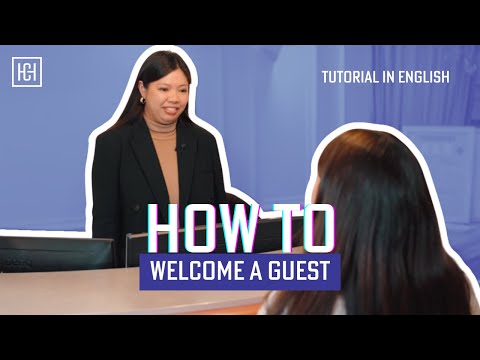 HOW TO: Welcome a guest at your hotel 🛎️ HAPPYCULTURE