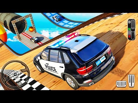 Police Prado Car Stunt Racing - Mega Ramp Stunts Simulator 3D - Android Gameplay