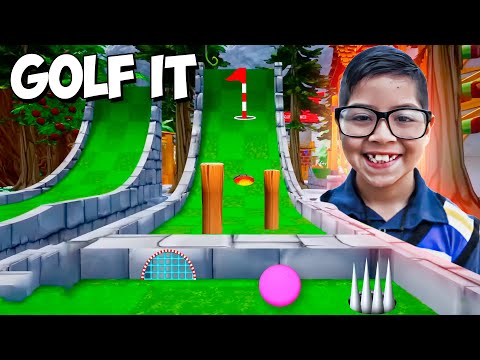 Niño de 14 Años hace este Mapa de HOYOS en 1 | GOLF IT