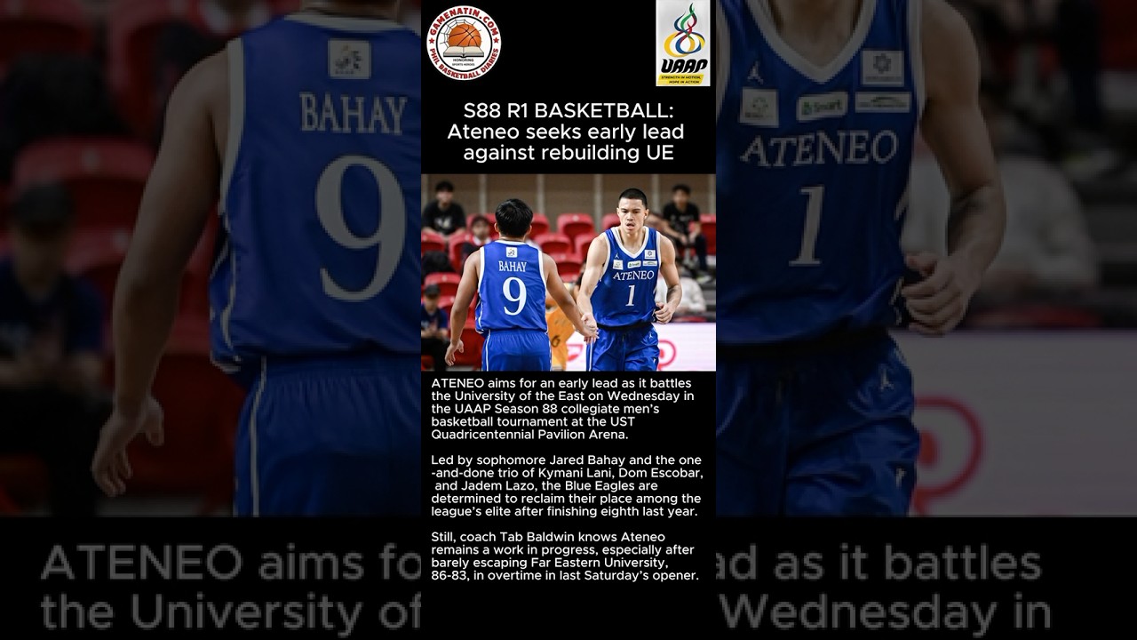 UAAP Basketball: Ateneo v UE, UP v Adamson men's and women's basketball on Sept. 24