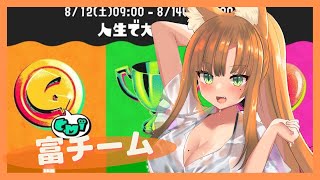 【Splatoon3】スプラ3！フェス！参加型！富チーム！！お金は大事だよ！！【ゲーム配信 / Japanese Vtuber】