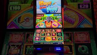 Going for MAXIMUM Free Spins on Huff n More Puff Slot! 🐷🐺