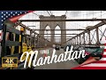 DRIVING In MANHATTAN Lower Manhattan New York UNITED STATES I 4K 60fps