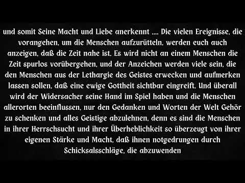 ERFÜLLUNG DER SCHRIFT .... VORAUSSAGE GEWALTIGEN GESCHEHENS ....