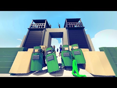 TABS - Military Base vs Zombie Waves - Totally Accurate Battle Simulator