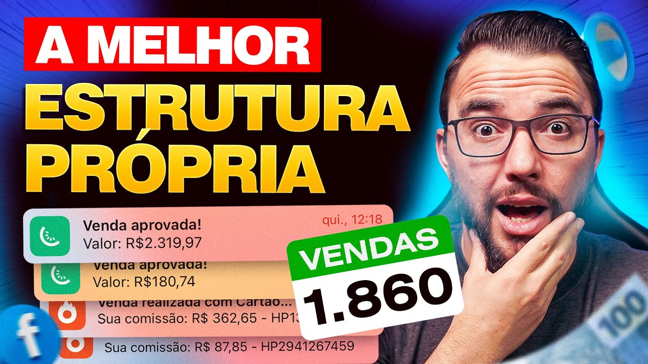 Como Criar um ESTRUTURA PRÓPRIA em 2 SEGUNDOS? (Afiliado Kiwify)