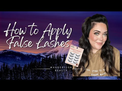 How to Apply False Lashes