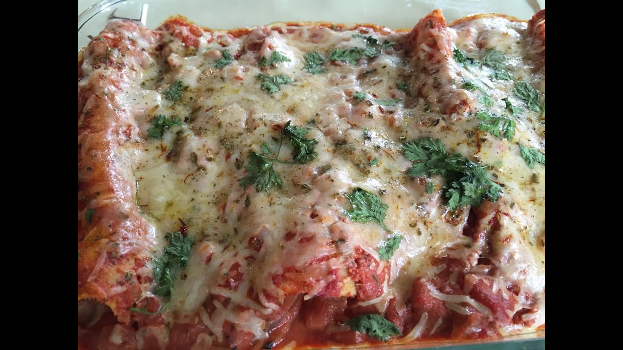 Chicken Red Enchiladas (gluten free)