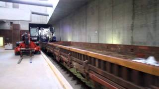 preview picture of video 'City-Tunnel Leipzig - Zugdurchfahrt Bayerischer Bahnhof'