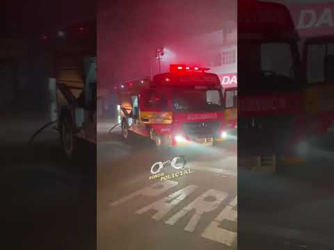 INCÊNDIO EM RESTAURANTE EM NOVA TRENTO SC