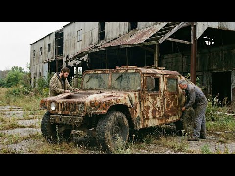ASMR Vehicle Restoration! Full Restoration of a Humvee HMMWV from Total Disrepair to Looking New