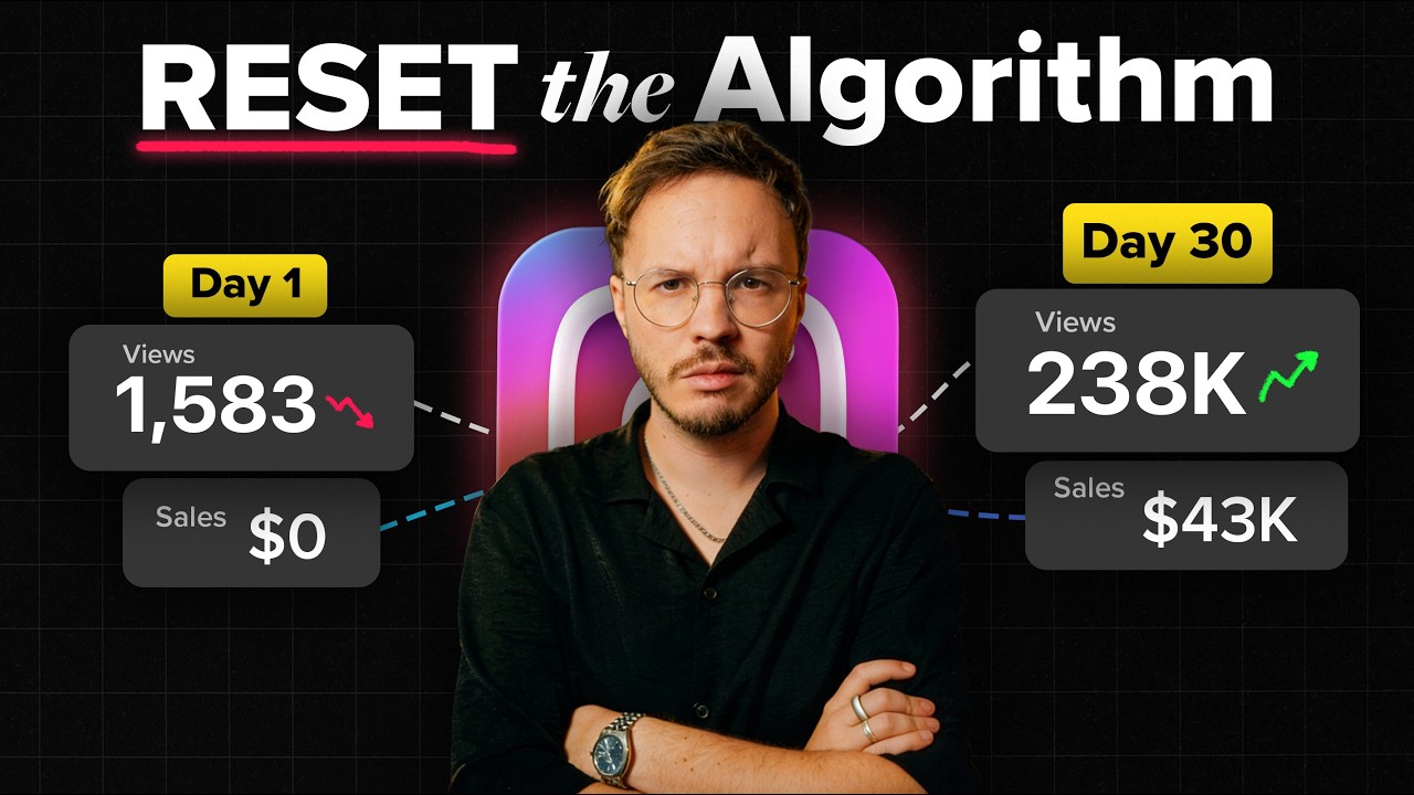 The ONLY Way To Reset The Instagram Algorithm (attract buyers)