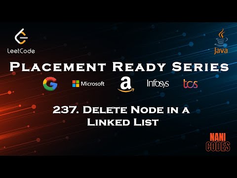 Delete Node In A Linked List Leetcode 237 Java Dlc